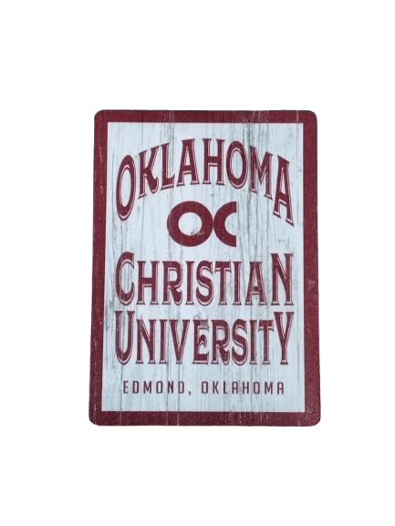 Rectangle Wood Magnet 2.5X3.5 | Crimson