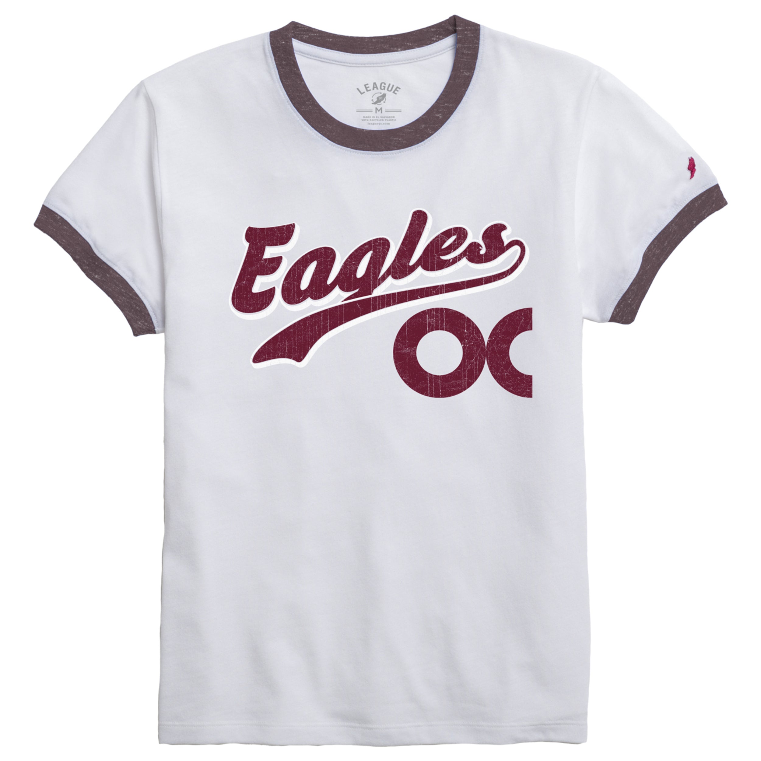 Ladies Intramural Ringer Tee | Varsity Maroon