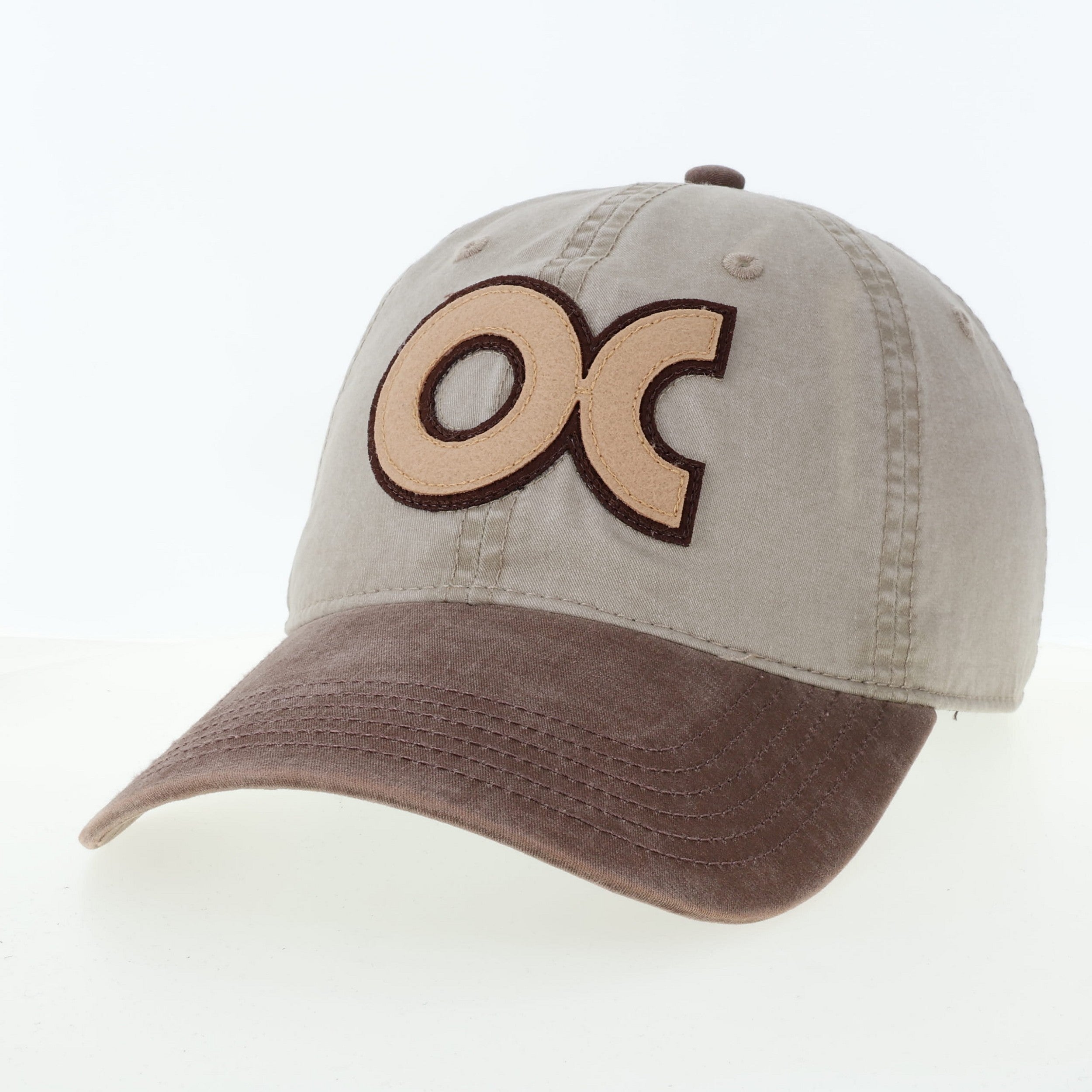 Terra Twill Adjustable Hat | Khaki & Brown