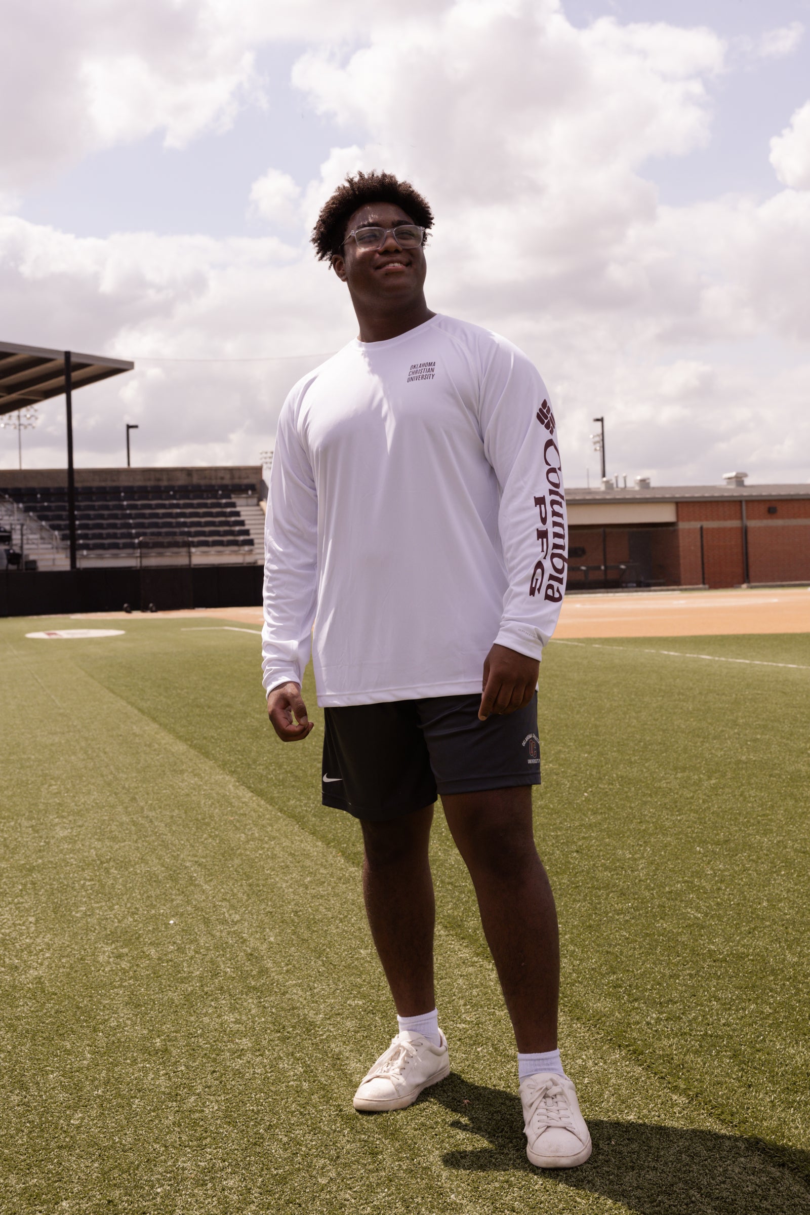 Columbia Terminal Tackle Long Sleeve Tee | White/Maroon