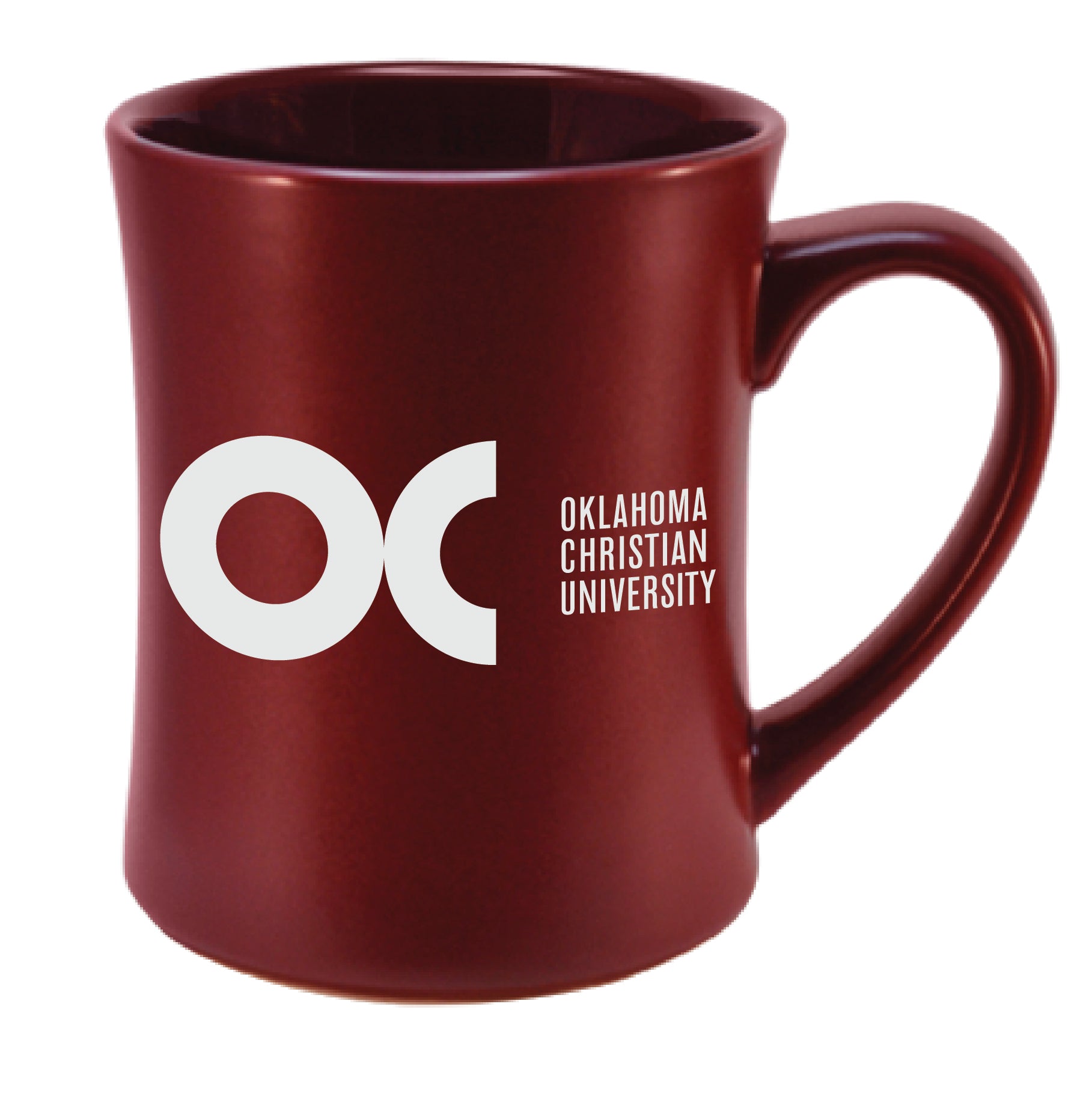 Etched MK Matte Mug | Maroon