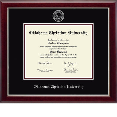 Graduation Embossed Diploma Frame, Silver #317973