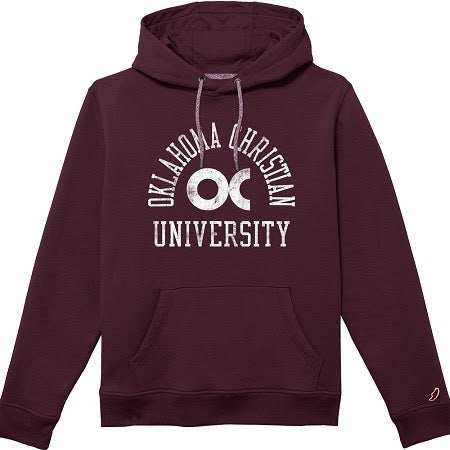 1991 Brushed Fleece Hood | Maroon