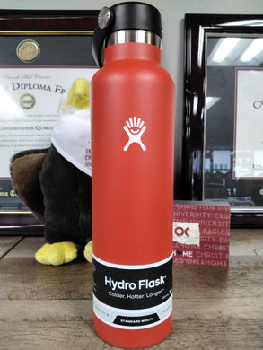 24 OZ Hydro Flask Standard Flex Cap. Goji