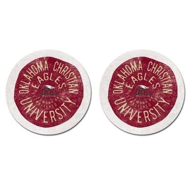 Thirsty Car Coaster 2-Pack, Natural