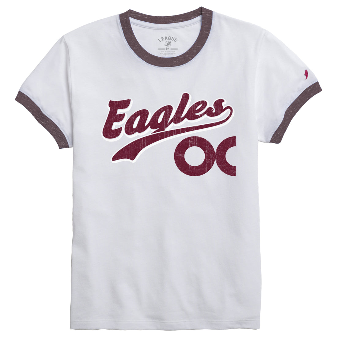 Ladies Intramural Ringer Tee | Varsity Maroon