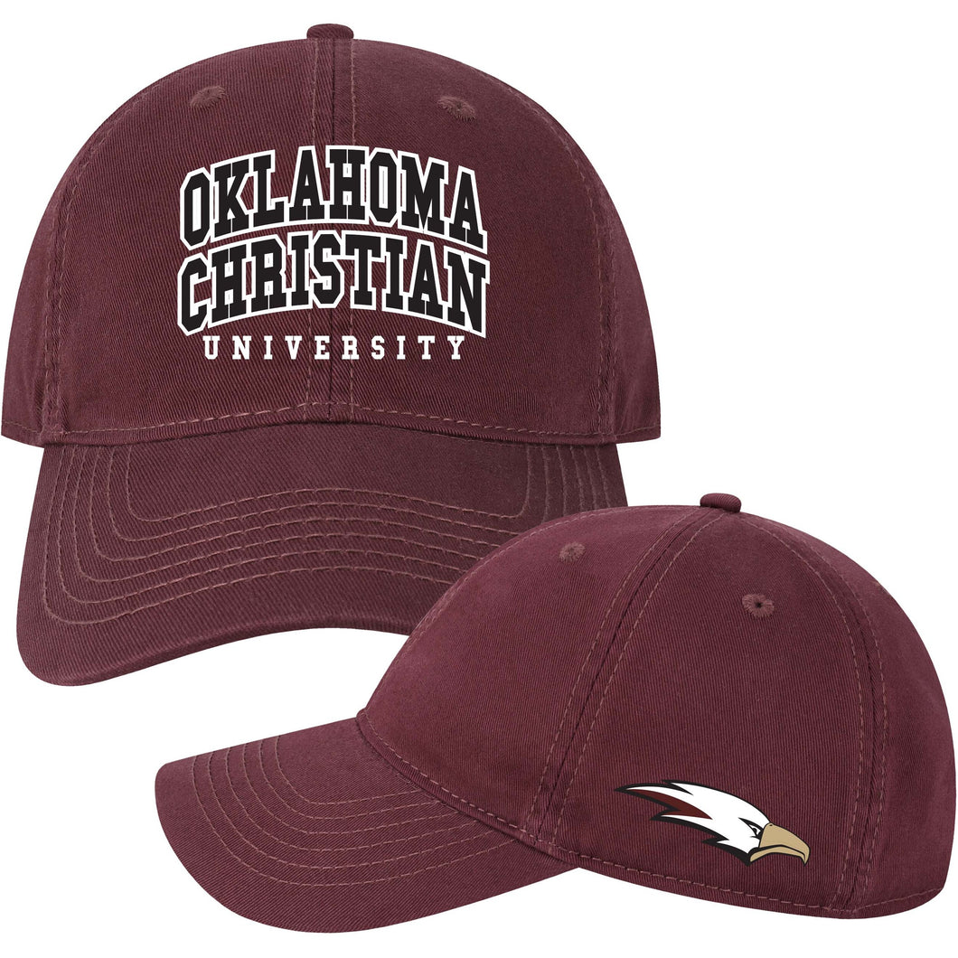 Relaxed Twill Adjustable Hat | Maroon