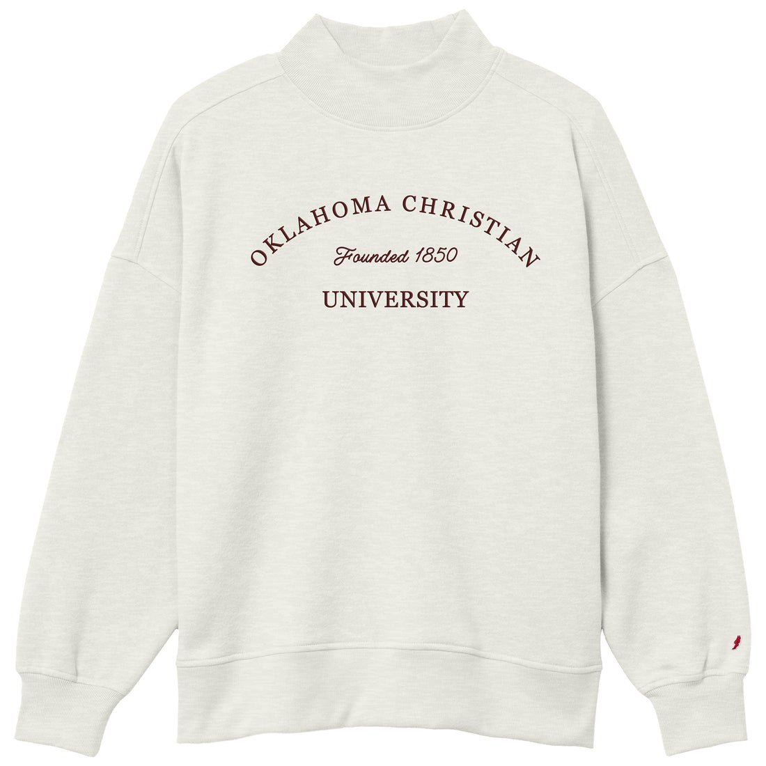 Diana Mock Neck | Oatmeal Heather