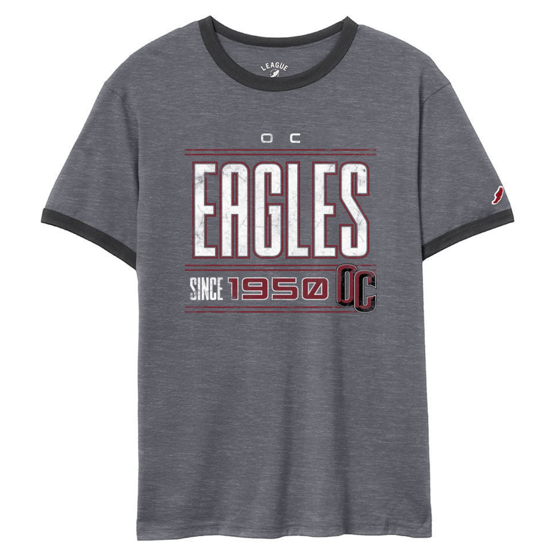 Victory Falls Unisex Ringer | Fall Heather