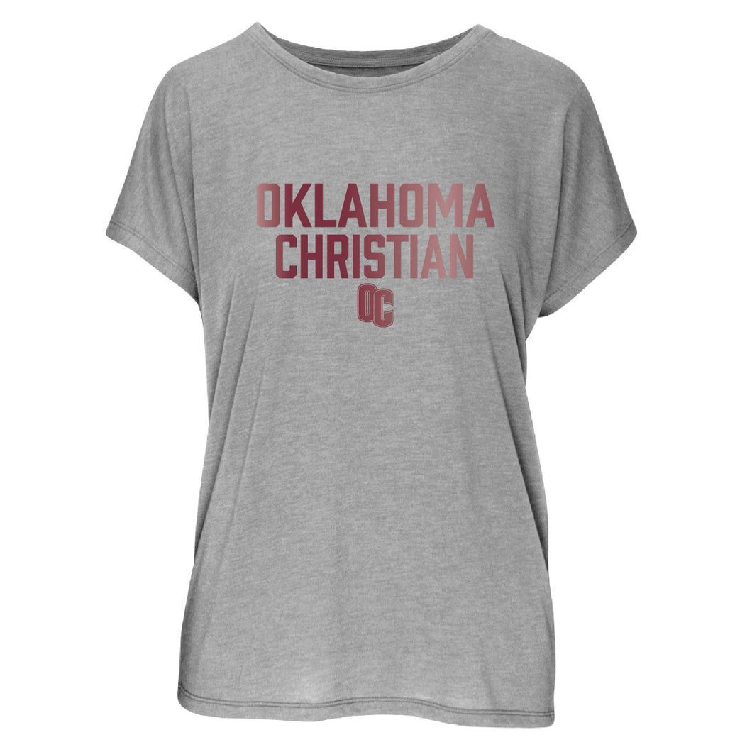 Blossom Relaxed Sleeve Tee | Athletic Heather
