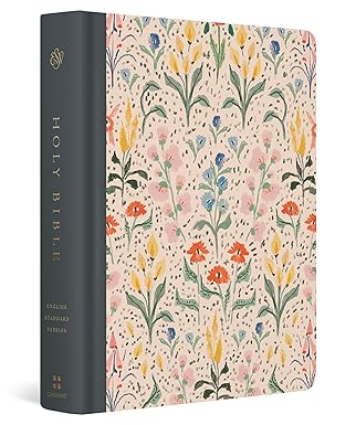(Book) ESV Single Column Journaling Bible, Artist Series, Cloth Over Board, Lulie Wallace, in Bloom