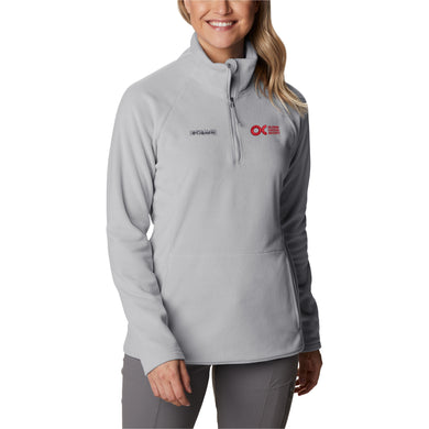 COLUMBIA Ladies Ali Peak II Fleece 1/2 Zip Jacket, Cool Grey