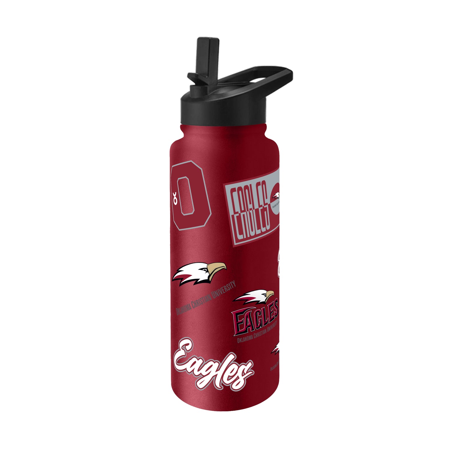 34 oz Quencher Bottle | Crimson Dreamweave