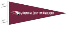 Load image into Gallery viewer, Oklahoma Christian Pennant