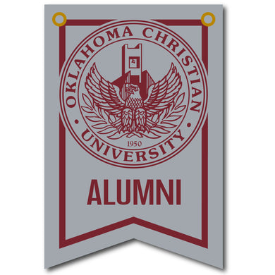 12 X 18 Dovetail Seal Banner| Crimson