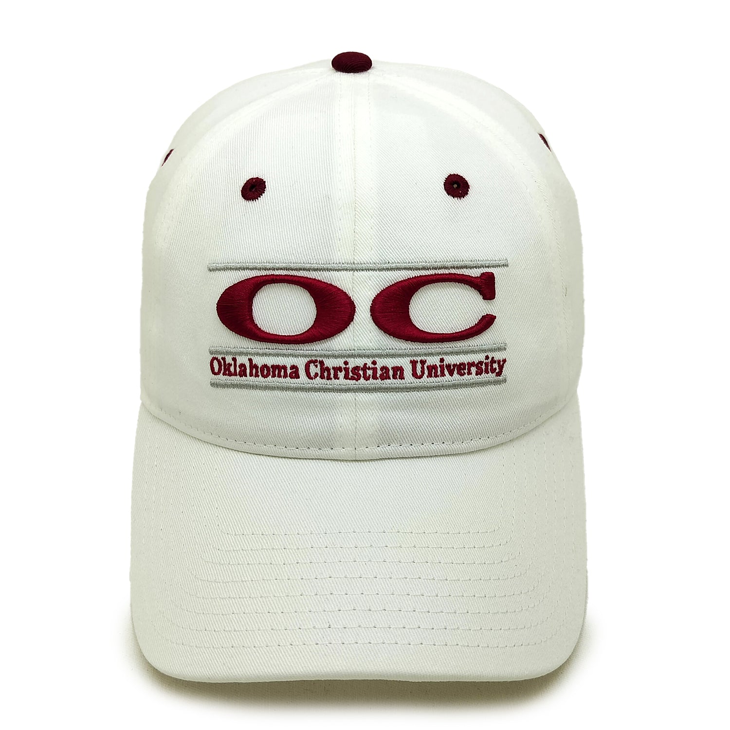 The Game Bar Hat | White / Crimson