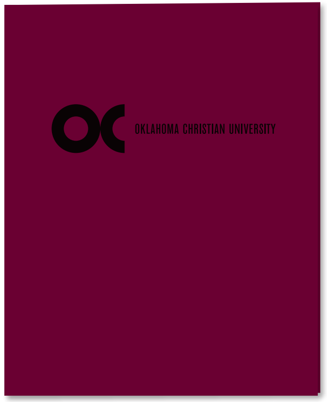 Imprinted Two Pocket Folder | Maroon