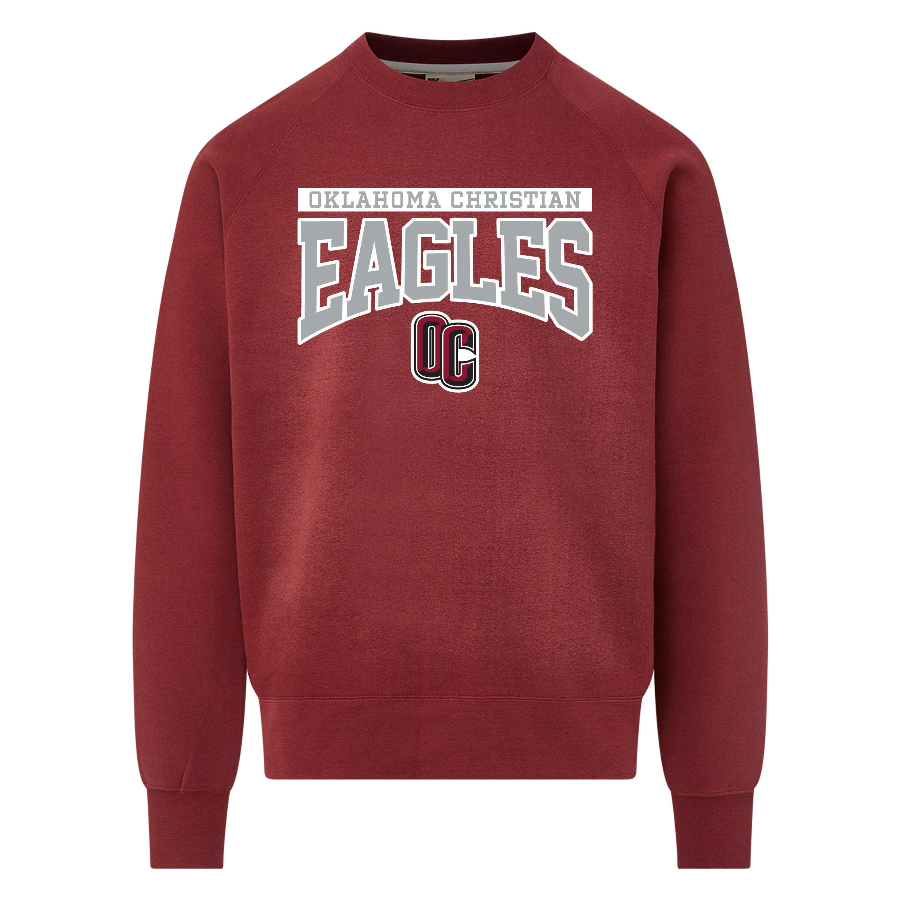 Vintage Fleece Raglan Crewneck | Cinnamon