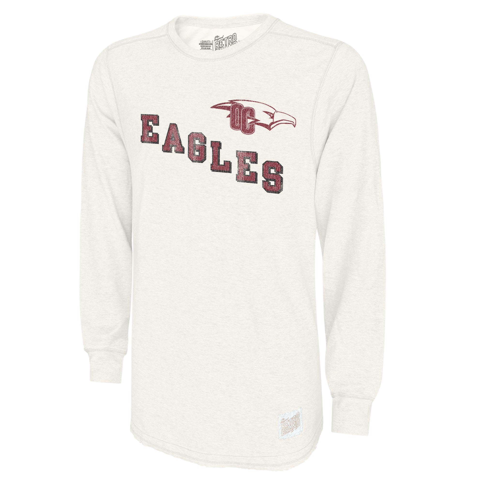 Long Sleeve Deconstructed Crew | Vintage White