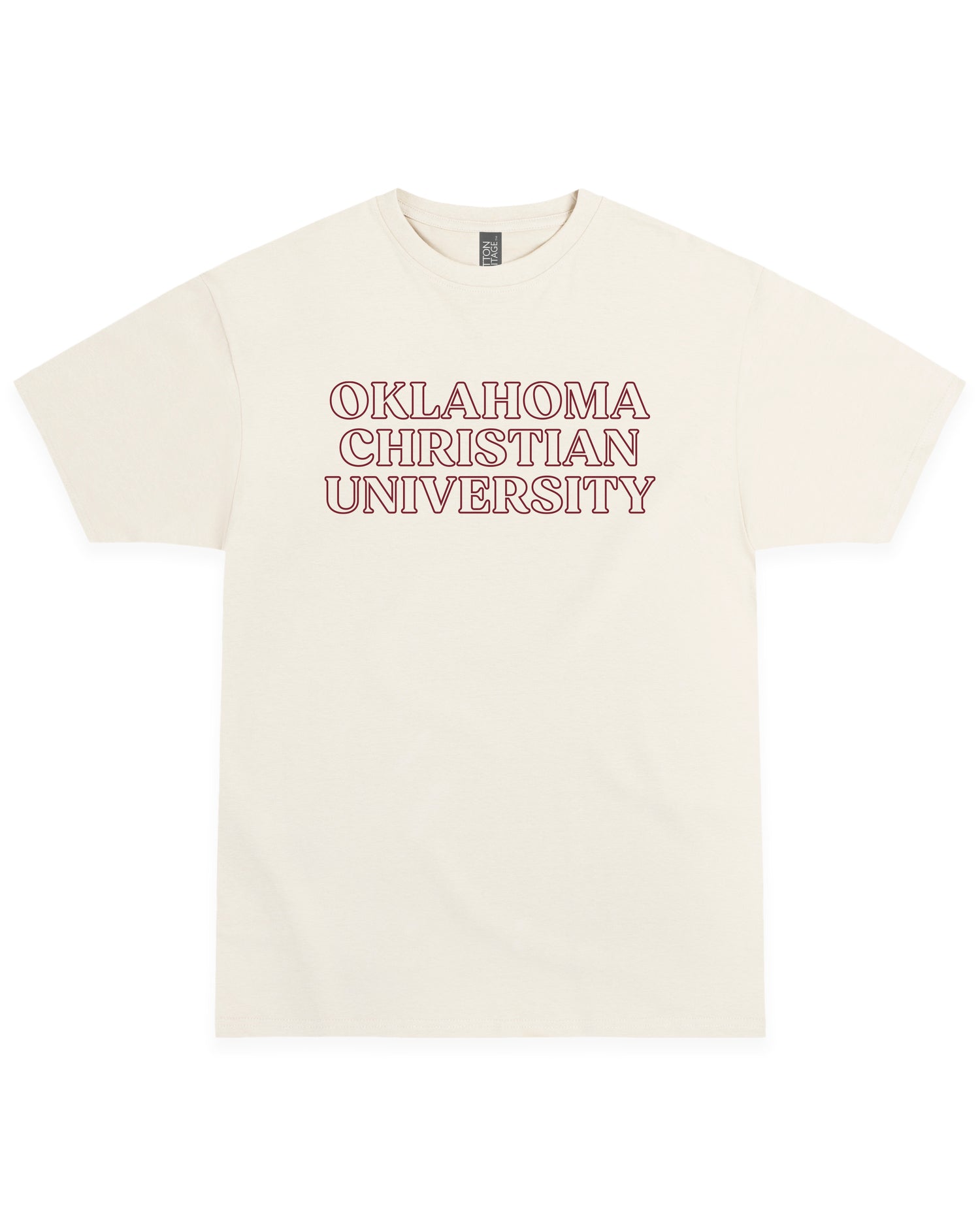 Hollow Letter Tee | Vintage White