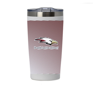 20OZ. VIBRANT WRAP TUMBLER, White