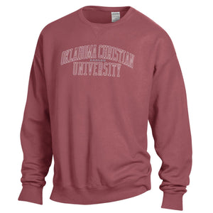 Comfort Wash Crewneck, Garnet (F23)