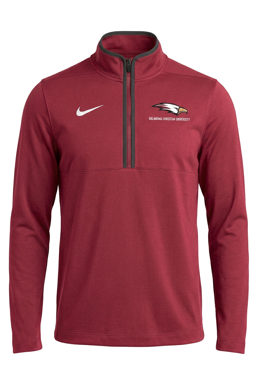 Dri-Fit Victory Quarter Zip | Red
