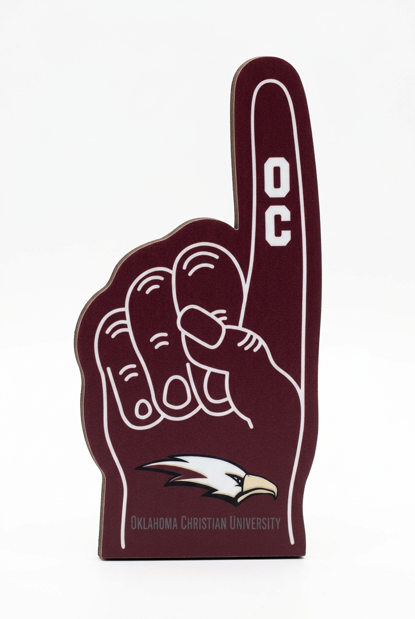 Foam Finger Magnet | Maroon