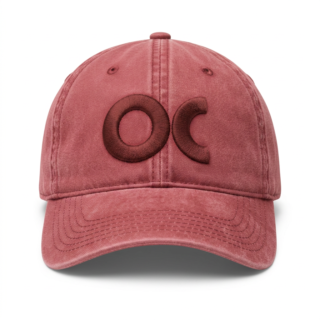 Terra Twill Adjustable Hat | Burgundy