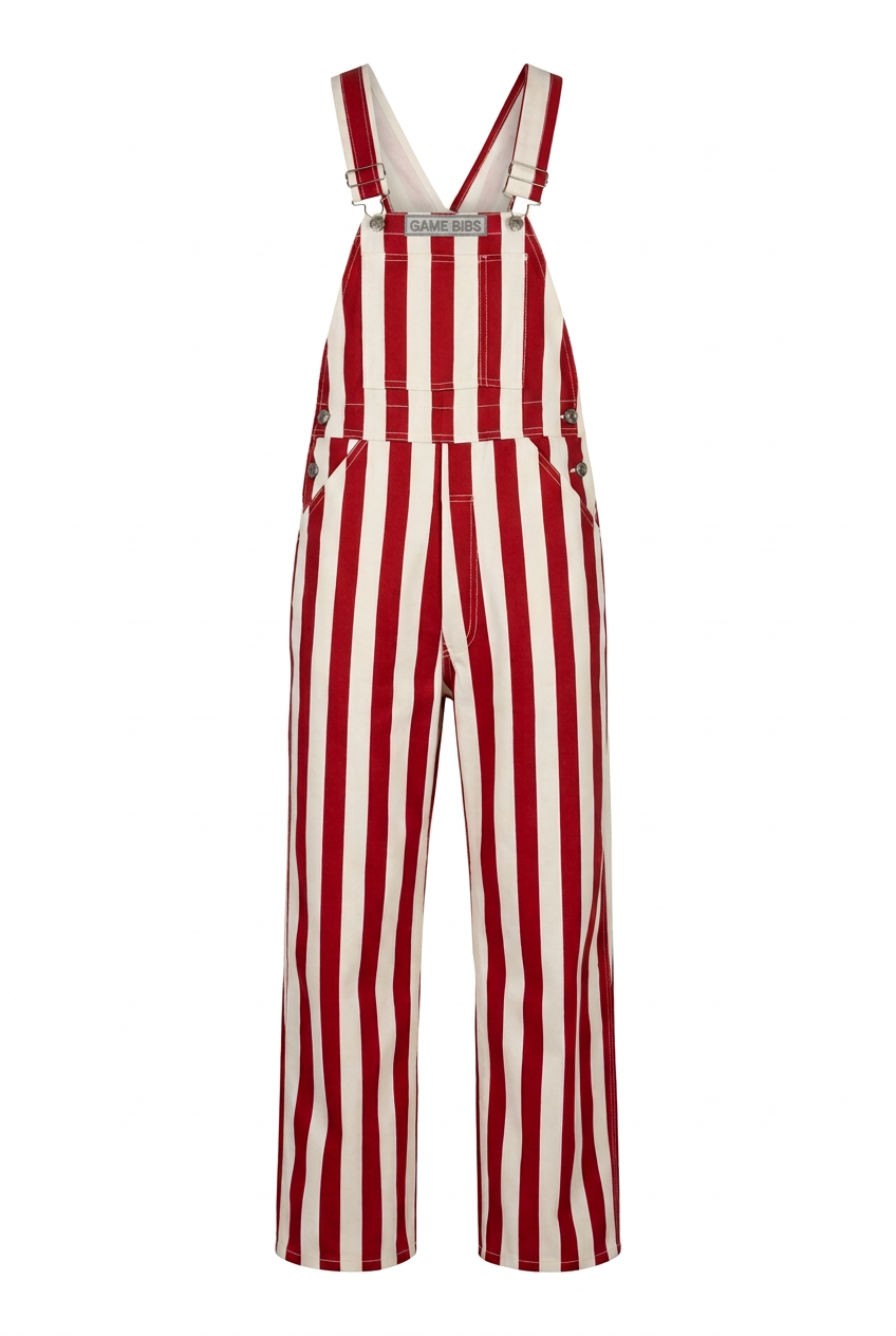 Overall Game Bibs | Crimson &amp; White
