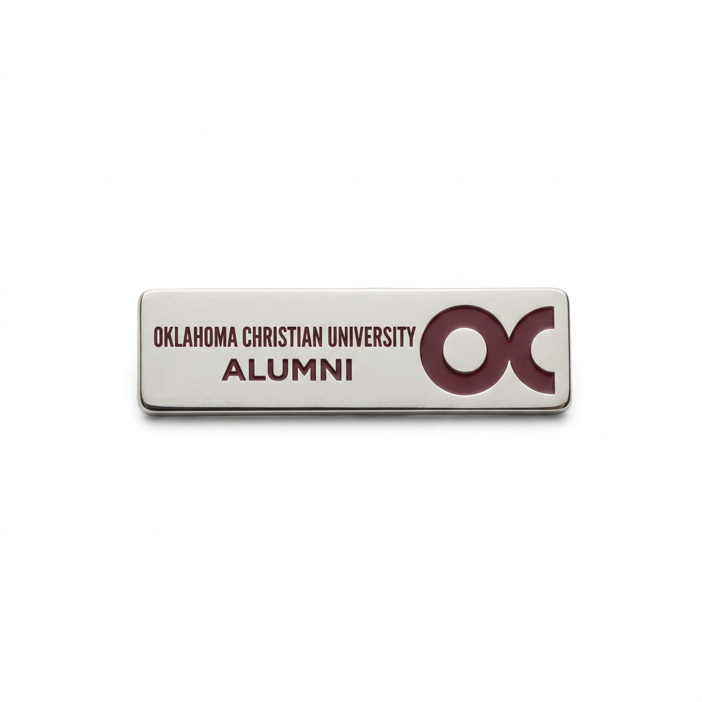 Brass Lapel Pin Alumni | Silver