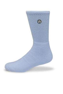 Sky Footwear Socks, Solid Blue