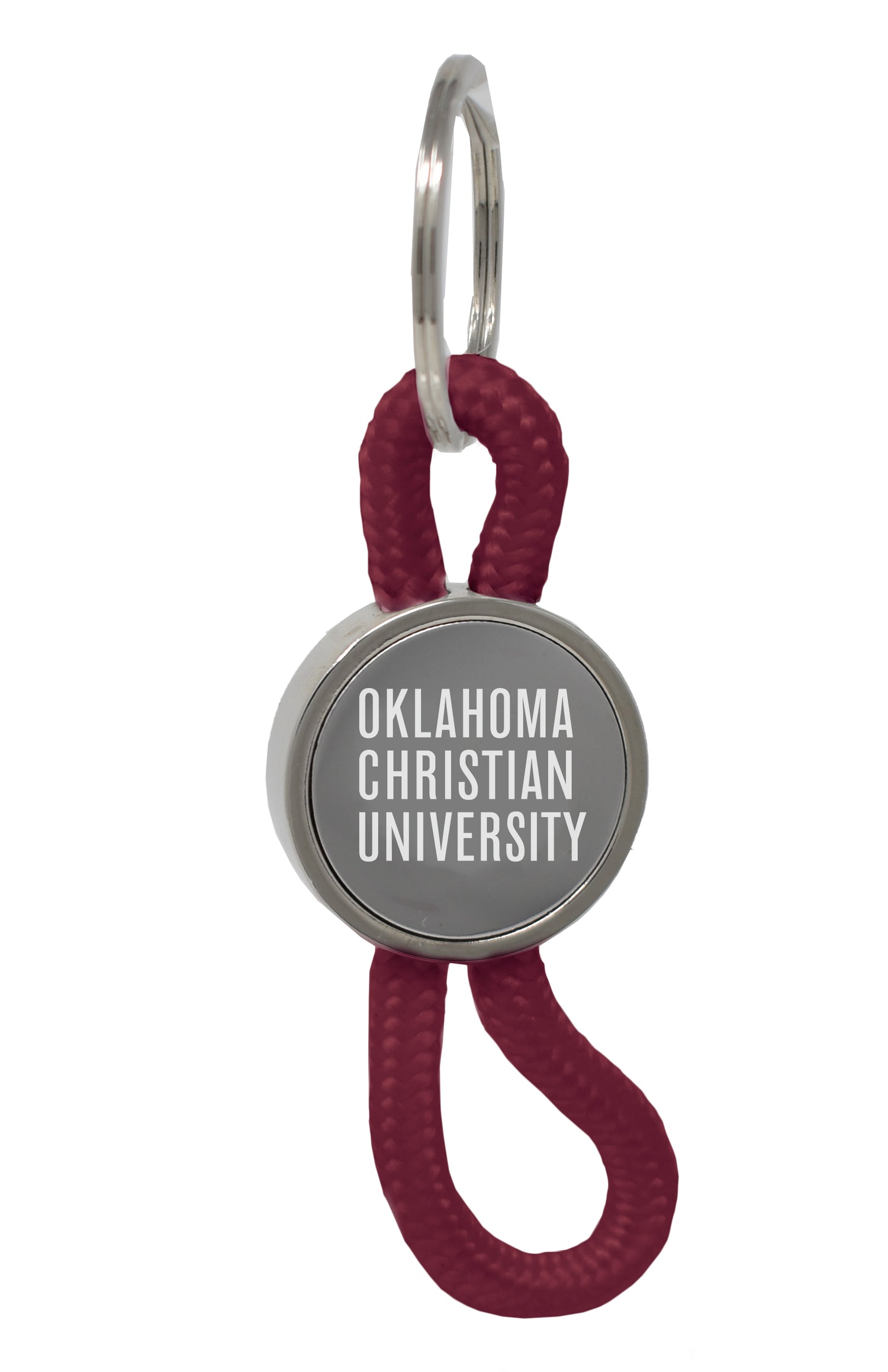 LXG Disc Rope Keychain | Burgundy