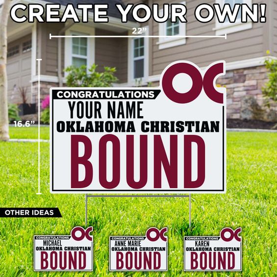 Custom Graduation Yard Sign | Name Bound