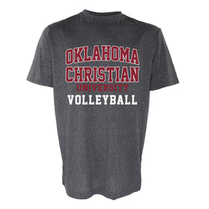Name Drop Volleyball Tee, Graphite