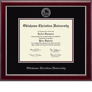 Graduation Embossed Diploma Frame, Silver #317973