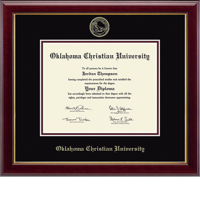 Graduation Embossed Diploma Frame | Gold