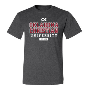 Blended Tee w/Winthrop Graphic, Black Heather